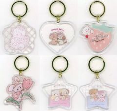 [중고] 키홀더 전 6종 세트 돌리 미크리아 매력 [이치반 복권 mikko illustrations ~my sweet HOME~] J상