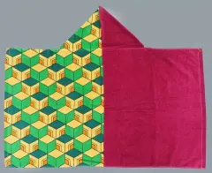 【中古】雑貨 冨岡義勇 フード付きバスタオル -冨岡義勇・伊黒小芭内- 「鬼滅の刃」