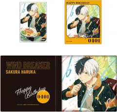 【中古】グッズセット 桜遥 メモリアルブック型スタンド 「WIND BREAKER」