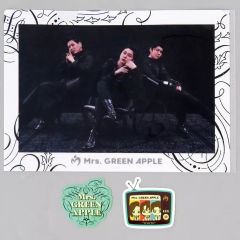 [중고] 클리어 파일 Mrs. GREEN APPLE (ANTENNA) A4 클리어 파일 & 스티커 [이치 반 쿠지 Mrs. GREEN APPLE] F상