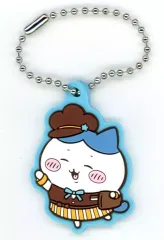 【中古】キーホルダー ハチワレ 「ココス×ちいかわ なんか小さくてかわいいやつ ココスへようこそ! おいしいってしあわせ♪キャンペーン ラバーキーホルダー」