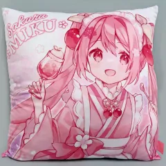 【中古】クッション・本体 Bデザイン(ピンク) 桜ミク おおきなスクエアクッション 「キャラクター・ボーカル・シリーズ01 初音ミク」