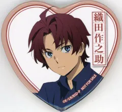 【中古】バッジ・ピンズ 織田作之助(等身) ハート型缶バッジ 「くじ引き堂 文豪ストレイドッグス 探偵社設立秘話」 10連セット購入特典