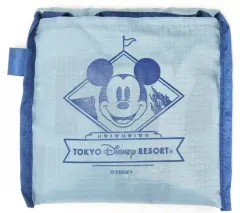 【中古】雑貨 ミッキーマウス/ロゴ(マリンブルー) ショッピングバッグ 「ディズニー」 東京ディズニーリゾート限定
