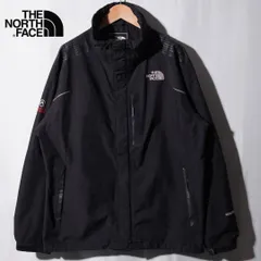 ノースフェイス THE NORTH FACE ゴアテックス GORE-TEX ナイロンジャケット L ブラック サミットシリーズ SUMMITSERIES ロゴ刺繍 マウンテンジャケット テック ストリート 古着 B262