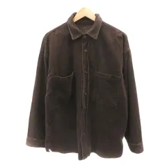 チャオパニック CIAOPANIC CPOジャケット ミドル丈 コーデュロイ 縦L 横M ブラウン /YK45 