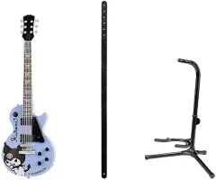 【中古】食玩 トレーディングフィギュア 1.クロミ レスポールタイプギター 「1/12 サンリオキャラクターズ ROCKMONO2」
