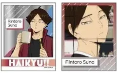 【中古】シール・ステッカー 角名倫太郎(遠征イラスト＆場面写A) 「ハイキュー!! フォト風メタルステッカーコレクション」