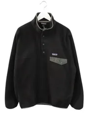 パタゴニア Patagonia SYNCHILLA SNAP-T 25580 シンチラ スナップT フリース M 黒 ブラック 長袖 トップス
