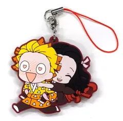 【中古】雑貨 竈門禰豆子＆我妻善逸(夢) 「鬼滅の刃 滅! カプセルラバーマスコット8」