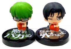 [Used] Trading Figure Petit Chara! Kuroko's Basketball Repaint Midorima & Takao JF2016 Limited Edition Jump Festa 2016 Limited