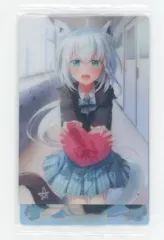 【中古】食玩 トレーディングカード No.4 白雪稲裡/白上フブキ 「バーチャルYouTuber ホロライブ hololive ERROR SPECIAL CHOCO WAFERS メタリックプラカード」