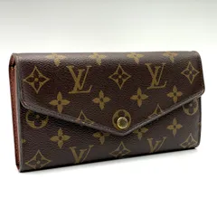 ルイヴィトン モノグラム ポルトフォイユサラ M60531 CT3184 / ブラウン 茶色 / フラップ 長財布