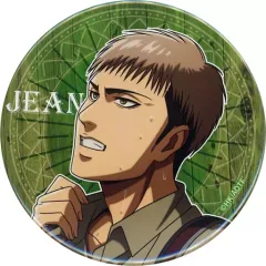 【中古】バッジ・ピンズ ジャン・キルシュタイン(描き下ろし) 76mm缶バッジ 「DMMスクラッチ! 進撃の巨人 調査兵団の訓練後」 E-2賞