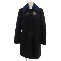 美品 See By Chloé (シーバイクロエ) ネイビー コート 上品 - メルカリ