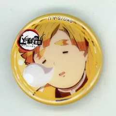 【中古】バッジ・ピンズ 我妻善逸(眠り) 「鬼滅の刃 キャラクター絵巻カフェ in ufotable Cafe 第四期 ゆる顔缶バッジ 我妻善逸＆宇髄天元＆甘露寺蜜璃ver.」