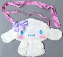 【中古】ぬいぐるみマスコット・ぬいぐるみバッジ おすわり 「シナモロール ぬいぐるみポシェット」