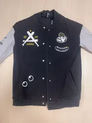 キッズ adidas アディダス ブラック 野球 アウター 150