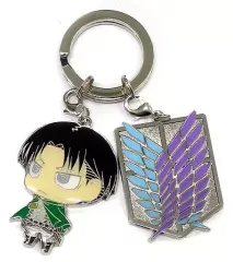 【中古】キーホルダー・マスコット(キャラクター) リヴァイ 2連キーホルダー 「進撃の巨人 進撃の巨塔 attack on SKYTREE」