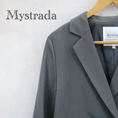 Mystrada マイストラーダ テーラードジャケット 34146150 フォーマル アウター 38 グレー  レディース ファッション _219021のサムネイル