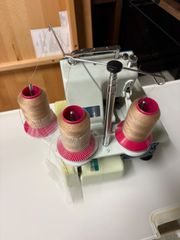 レトロ baby lock BL3-406 ロックミシン フットペダル付き