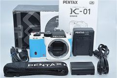 768 Excellent condition, 54 shots taken, PENTAX Digital SLR Camera K-01 Body White/Blue K-01BODY WH/BL