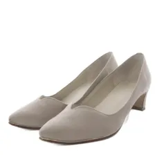 ルタロン Le Talon パンプス ハイヒール ポインテッドトゥ スエード 23.5cm グレー /YO1