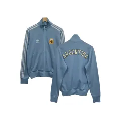 90 アディダス アルゼンチン 下空 トラックジャージ ジップアップ レア ジャージ