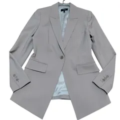 【極美品】Theory セオリー Traceable Wool Etiennette B ジャケット 0 ベージュ 1B 1ボタン テーラード セオリー スーツ 通勤 美シルエット ストレッチ