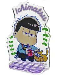【中古】アクリルスタンド・アクリルパネル 一松(デフォルメ) 「おそ松さん×yumtea 第一弾 トレーディングアクリルスタンド」