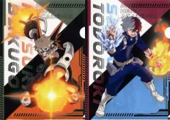 【中古】クリアファイル 爆豪勝己＆轟焦凍 A4描き下ろしクリアファイルセット 【戦闘ver.】 「僕のヒーローアカデミア」