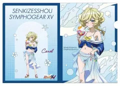 【中古】クリアファイル キャロル・マールス・ディーンハイム(マリンセーラー水着) 描き下ろしA4クリアファイル 「戦姫絶唱シンフォギアXV」