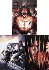 【中古】クリアファイル コミックス25＆26＆27巻 A4クリアファイル3枚セット 「進撃の巨人展 FINAL」