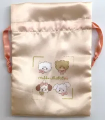 【中古】バッグ 集合(ピンク) ガーリー巾着ポーチ 「一番くじ mikko illustrations ～my sweet HOME～」 G賞