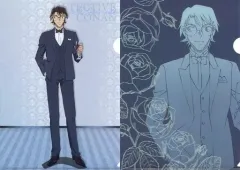 【中古】クリアファイル 羽田秀吉 A4クリアファイルセット(2枚セット) 「セガラッキーくじ 名探偵コナン Red Party Collection」 L賞