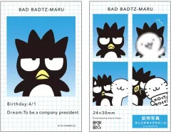 【中古】キャラカード バッドばつ丸 「サンリオキャラクターズ シークレット証明写真風スマロイド」