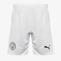 【送料無料・匿名配送】PUMA プーマ マンチェスター・シティ 25/26 ホーム ショートパンツ 短パン 白（ホワイト）水（チームライトブルー）新品 正規品 並行輸入 日本未発売