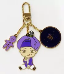 【中古】雑貨 ブイ(BTS/防弾少年団) KEYRING(キーリング) Purple Holiday 「TinyTAN HOLIDAY」