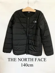 ★THE NORTH FACE　ザノースフェイス　Micro Zepher Cardigan 収納袋付き　ジャケット　140cm　男女共用　ブラック　中綿入り　子供服　アウトドア　お出掛け　ボーイズ　ガールズ　送料込み　3407778