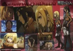 【中古】キャラカード(キャラクター) クリスタ＆ユミル 「ジャンボカードダス 進撃の巨人 ビジュアルアートブロマイド2」