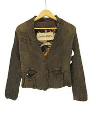 ジョルジオブラット Giorgio Brato 裏地花柄 メッシュ シープレザー 2B テーラードジャケット レディース JPN：40 