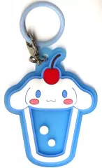 【中古】ストラップ シナモロール 「サンリオキャラクターズ クリアクリームソーダめじるしラバーチャーム」