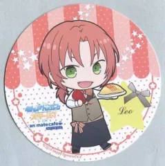【中古】コースター(キャラクター) 月永レオ(カフェスタイル) コースター 「あんさんぶるスターズ!×animatecafe」 メニュー注文特典