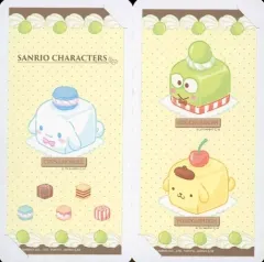 【中古】食玩 ステッカー・シール シナモロール＆けろけろけろっぴ＆ポムポムプリン/ころころスイーツデザイン 「サンリオキャラクターズ きゃらくたぶるステッカーズ」