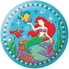 【中古】食玩 雑貨 14.リトル・マーメイド 「Disney Characters 刺繍缶バッジビスケット2」