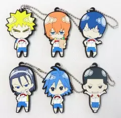 【中古】キーホルダー・マスコット(キャラクター) 全6種セット 「弱虫ペダル ラバーキーホルダーコレクション Vol.2」 