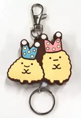 【中古】雑貨 F.えびふらいのしっぽ＆あじふらいのしっぽ ラバーリールキーホルダー ～いっしょにおとまり会～ 「すみっコぐらし」