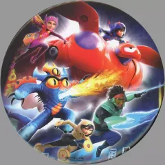 【中古】バッジ・ビンズ TYPE-I/150mm特大 缶バッジ 「Happyくじ ベイマックス vol.2.0」 G賞