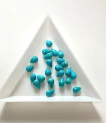 スリーピングターコイズ 6mm スムースドロップ