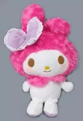 【中古】ぬいぐるみ メロディ(パープルリボン) ラブリーリボン BIGぬいぐるみ 「マイメロディ」